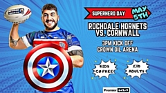 Rochdale Hornets’ Superhero Day is on Sunday 5 May